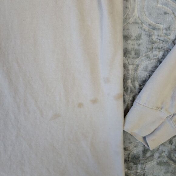 Machine Gun Kelly Bloody Valentine Shirt Men’s Small Ivory Pop Punk MGK Bear - Picture 12 of 13